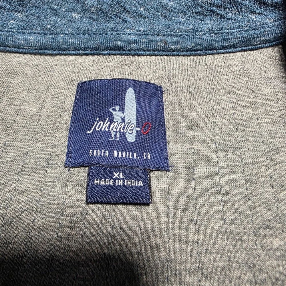 Johnnie-O Quarter Zip Pullover Mens XL Mariner Blue JMKO1980 Sully Sweatshirt‎